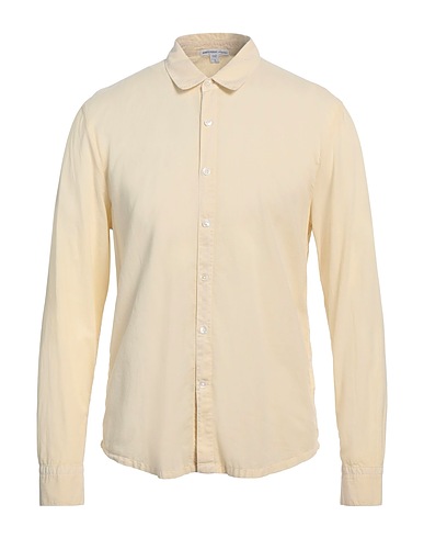 JAMES PERSE Solid color shirt Beige 100% Cotton