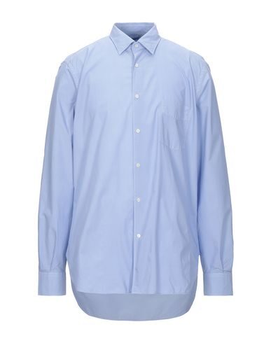 Shop Aspesi Solid Color Shirt In Azure
