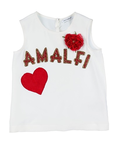 DOLCE&GABBANA Top Weiß 100% Seide