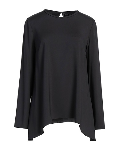 BRUNELLO CUCINELLI Top Black 96% Silk, 4% Elastane