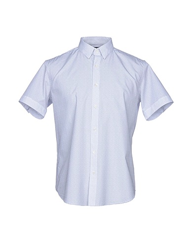 THEORY Checked shirt White 100% Cotton
