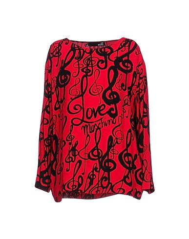 LOVE MOSCHINO Top Fuchsia 100% Viscose