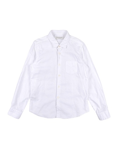 PAOLO PECORA Patterned shirt White 100% Cotton