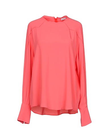 GRIFONI Top Coral 69% Acetate, 31% Silk