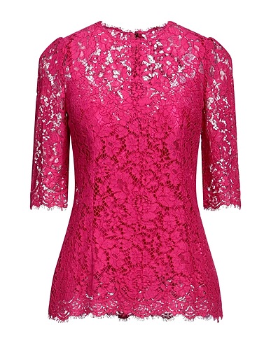 DOLCE&GABBANA Top Fuchsia 46% Cotton, 43% Viscose, 11% Polyamide