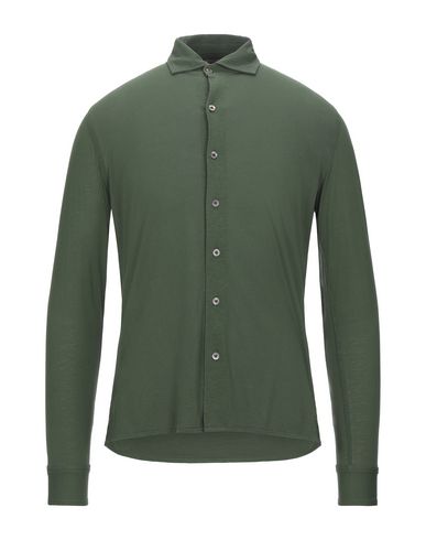 H953 Solid Color Shirt In Green