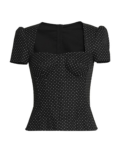 DOLCE&GABBANA Denim shirt Black 97% Cotton, 3% Elastane