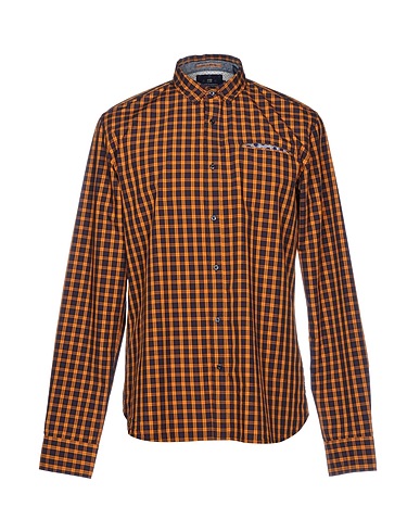 SCOTCH & SODA Checked shirt Marigold 100% Cotton