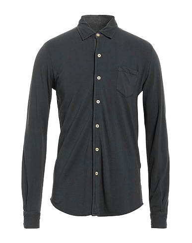 ORIGINAL VINTAGE STYLE Solid colour shirt Charcoal 100% Cotton
