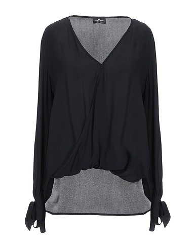 ELISABETTA FRANCHI Top Black 100% Viscose