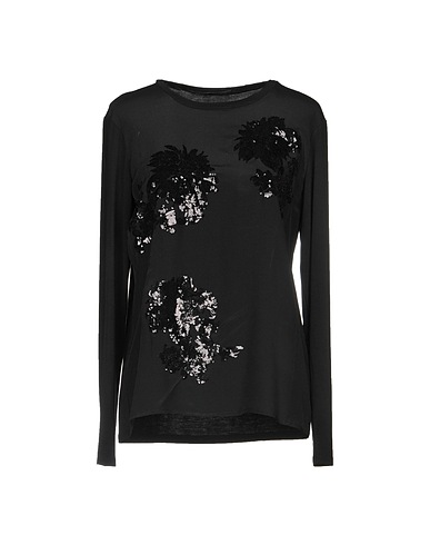 WEEKEND MAX MARA Top Black 95% Viscose, 5% Elastane