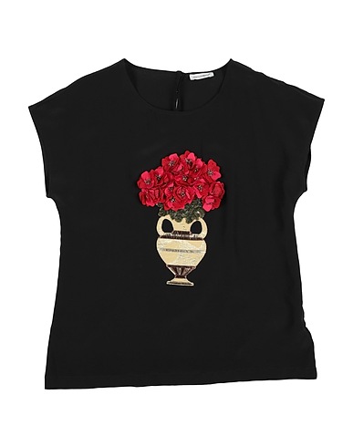 DOLCE&GABBANA Top Black 100% Silk