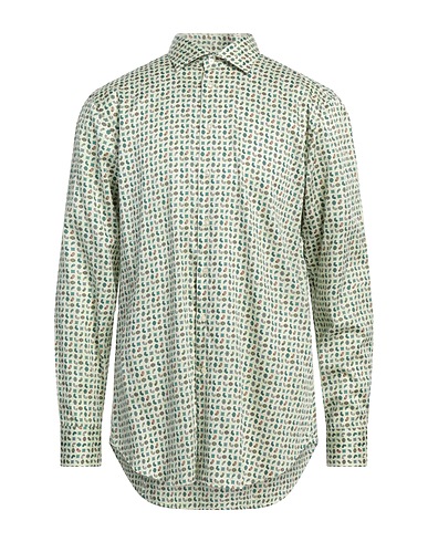 ETRO Patterned shirt Light green 100% Cotton