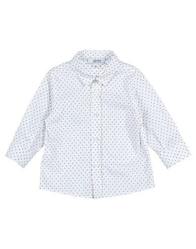 ALETTA Patterned shirt White 100% Cotton