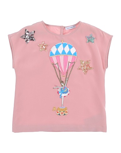 DOLCE&GABBANA Top Pink 100% Silk, Polyester