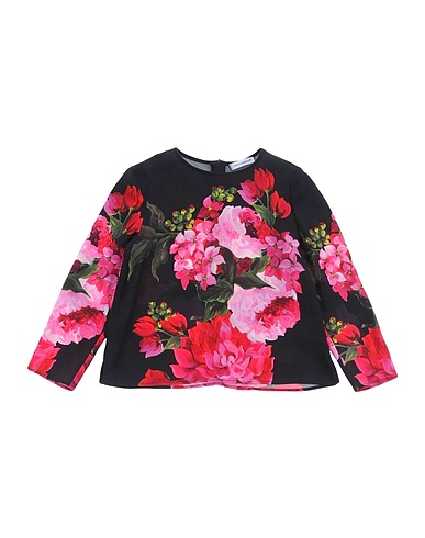 DOLCE&GABBANA Top Black 94% Silk, 6% Elastane