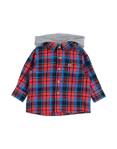 HARMONT & BLAINE Patterned shirt Tomato red 100% Cotton
