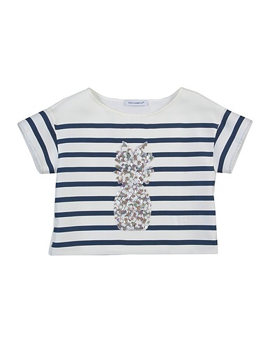 DOLCE&GABBANA Top Ivory 61% Silk, 39% Cotton