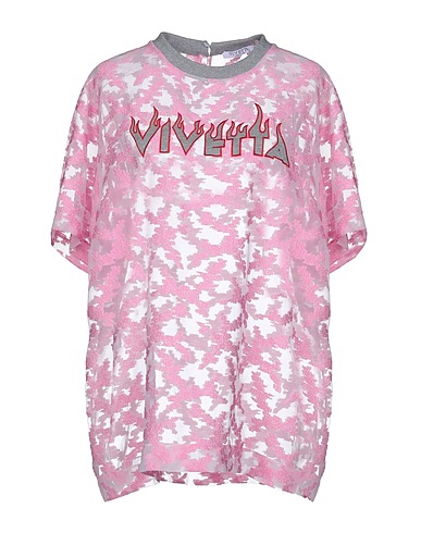 VIVETTA Top Pink 70% Polyester, 30% Polyamide, Cotton, Elastane