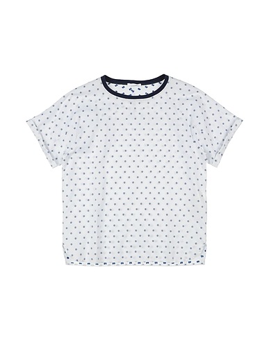 TAGLIATORE T-shirt Bianco 57% Cotone, 43% Lino