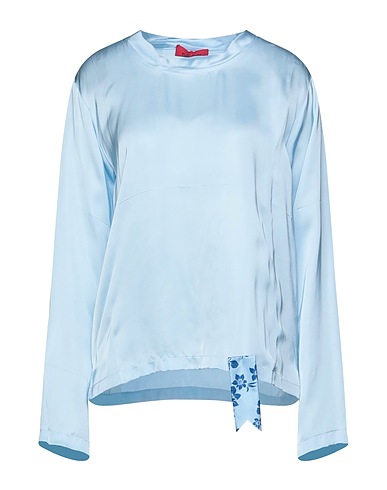 THE GIGI Top Celeste 100% Viscosa