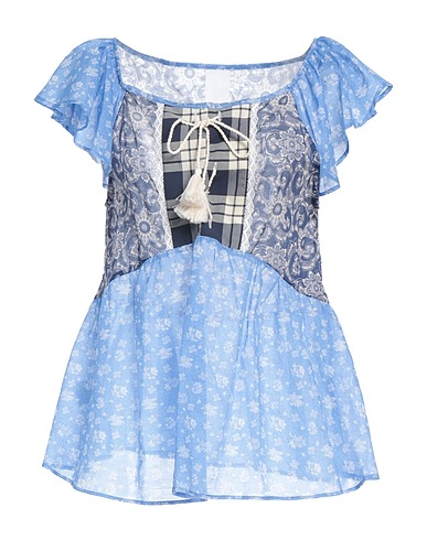 P_JEAN Top Azure 100% Cotton