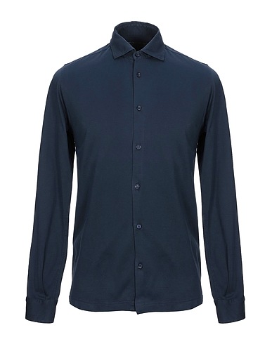 JEORDIE'S | Midnight blue Men‘s Solid Color Shirt | YOOX