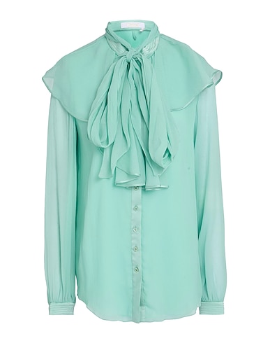 CHLOÉ Solid colour shirts & blouses 49% Acetate, 26% Polyamide, 25% Silk