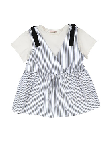 PINKO UP Blouse Sky blue 100% Cotton, Elastane
