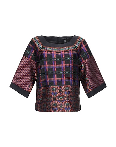 ETRO 탑 블랙 44% 폴리에스테르, 33% 비스코스, 16% 울, 5% 실크, 2% 폴리아미드