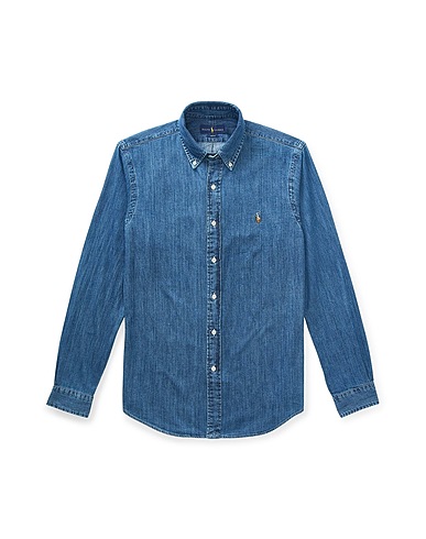 POLO RALPH LAUREN Denim shirt Blue 100% Cotton