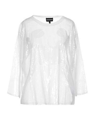 EMPORIO ARMANI Top Weiß 55% Polyamid, 45% Polyester, Viskose