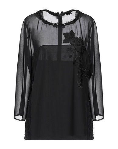 SEVENTY VENEZIA Top Black 94% Polyester, 6% Elastane