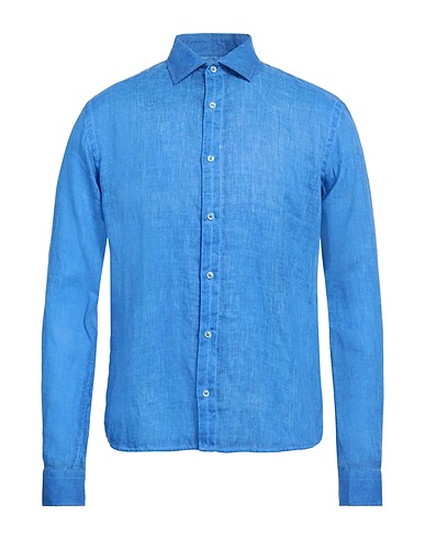 ROSSOPURO Camicia in lino Blu 100% Lino