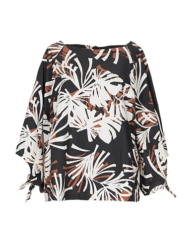 ALPHA STUDIO Top Black 100% Cotton