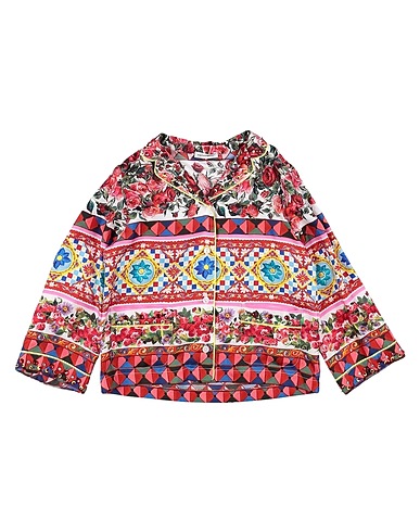 DOLCE&GABBANA Patterned shirts & blouses Red 100% Silk