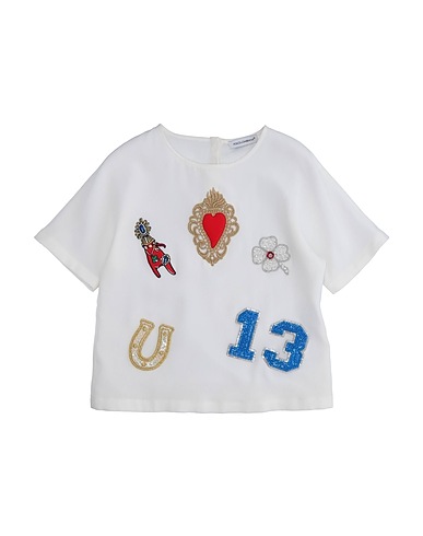 DOLCE&GABBANA Top Ivory 100% Silk