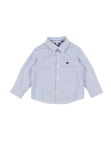 EMPORIO ARMANI Patterned shirt Blue 100% Cotton