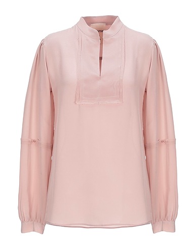 SEMICOUTURE Silk top Light pink 100% Silk