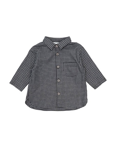 KID'S COMPANY Patterned shirt Steel grey 100% Cotton
