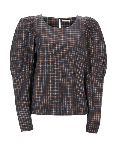 MES DEMOISELLES Top Black 90% Cotton, 5% Polyester, 5% Metallic Polyester