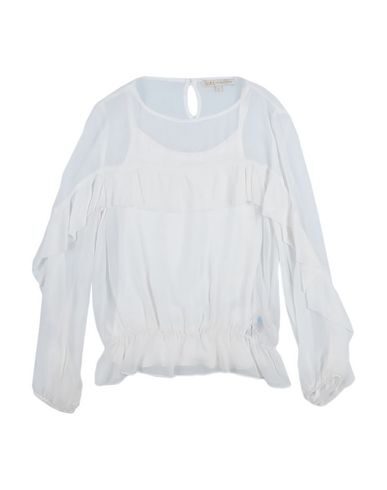 Shop Patrizia Pepe Toddler Girl Top White Size 6 Polyester