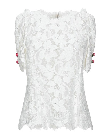 DOLCE&GABBANA Top White 52% Viscose, 48% Polyamide