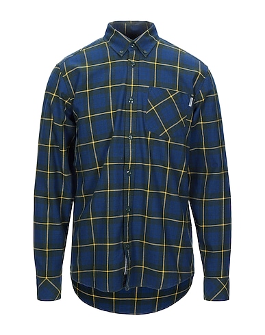 CARHARTT Checked shirt Midnight blue 100% Cotton