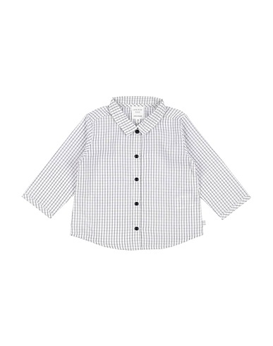 CARRÉMENT BEAU Patterned shirt White 81% Polyester, 19% Cotton