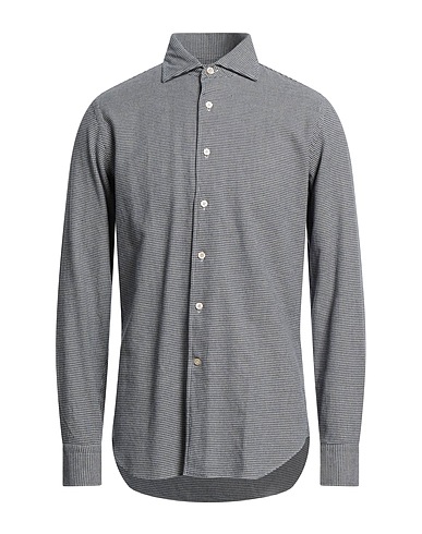 ALESSANDRO GHERARDI Camicia fantasia Blu notte 100% Cotone