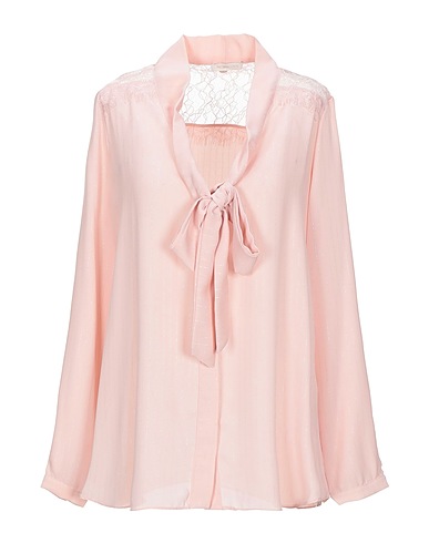 FRACOMINA Lace shirts & blouses Pink 100% Polyester