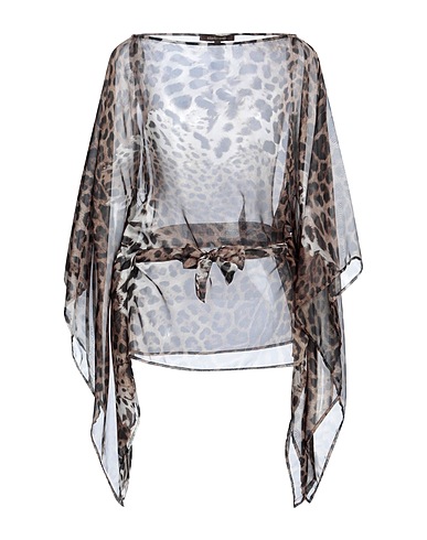 ROBERTO CAVALLI Top Khaki 100% Polyester