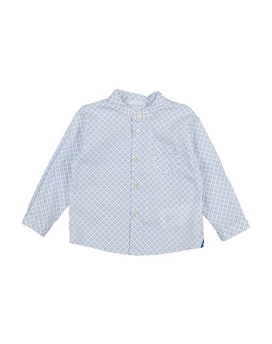 TAGLIATORE Patterned shirt White 72% Cotton, 25% Polyamide, 3% Elastane