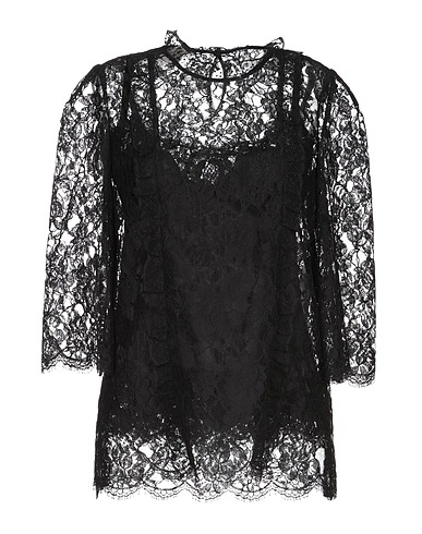 DOLCE&GABBANA Top Black 78% Cotton, 22% Polyamide